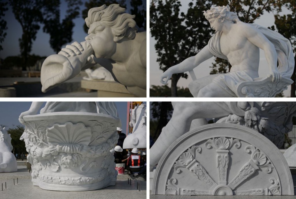 Fontaine du Bassin Apollon Chi Mei Reproduction en Marbre de Versailles_01