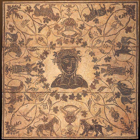 Romanesque Imperial Mosaic Floor third century
