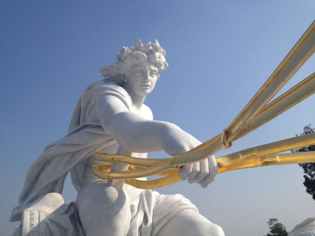 Installation Marble fountain Apollo at Chi Mei Museum 04