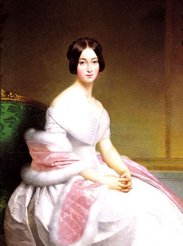 Portrait-de-Madame-De-Blanzay-Alexis-Joseph-Perignon-1806-1882