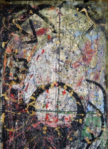 dripping d'après Jackson Pollock