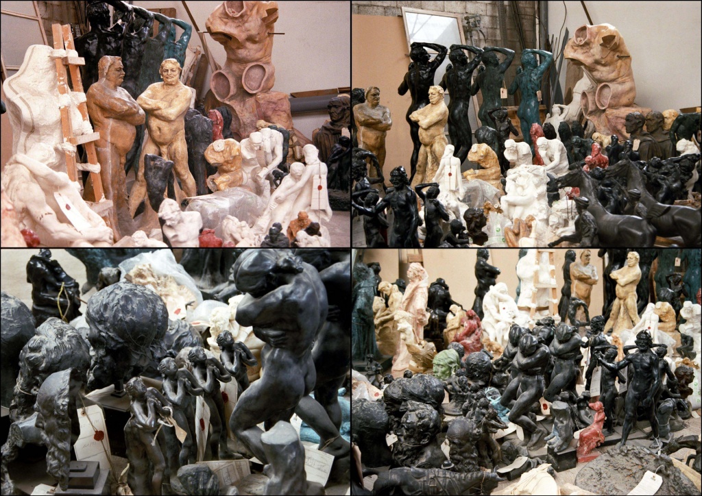 Avec l'apparition des moules en élastomère circa 1970, les faussaires multiplièrent leur production. Moules en élastomère, plâtres originaux, d'atelier. Bronzes contrefaits : Rodin, C. Claudel - Aff. Guy Hain, CA de Besançon, arrêt du 28 juin 2001, par Gilles Perrault.